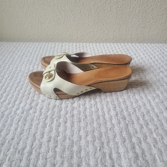 Coach Lee Women's White Slide Sandals Size 8.5 - Picture 2 of 12